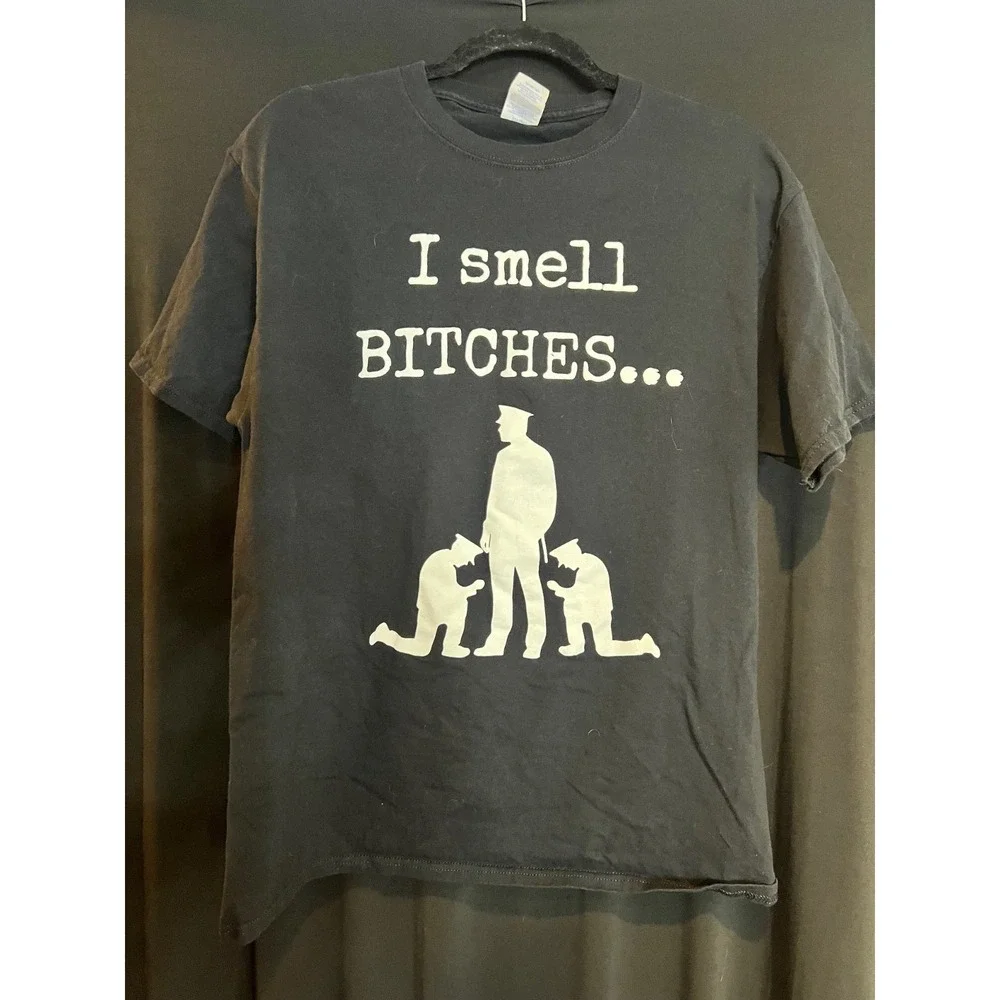 Men's Anti-Police Activist T Shirt Size L - Picture 1 of 6